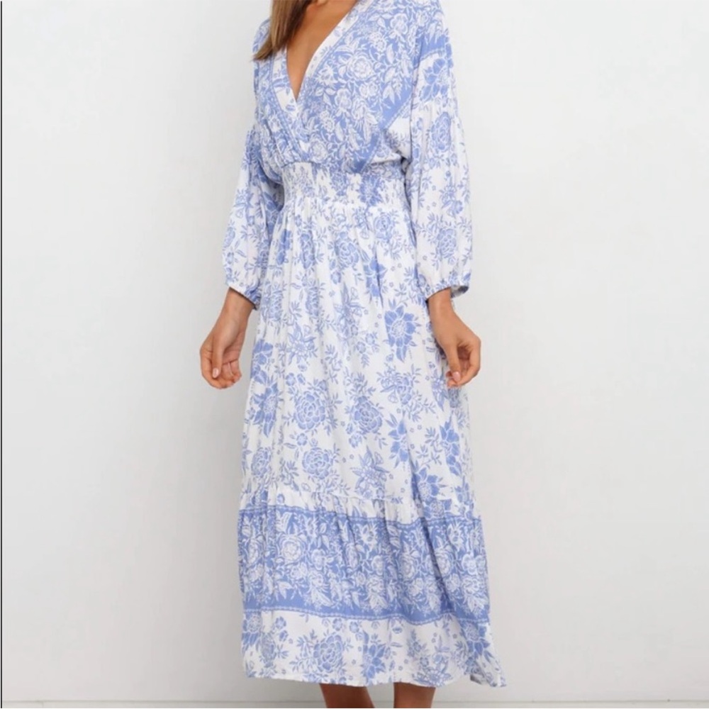 Petal and Pup blue and white floral dress, US size 6, worn once